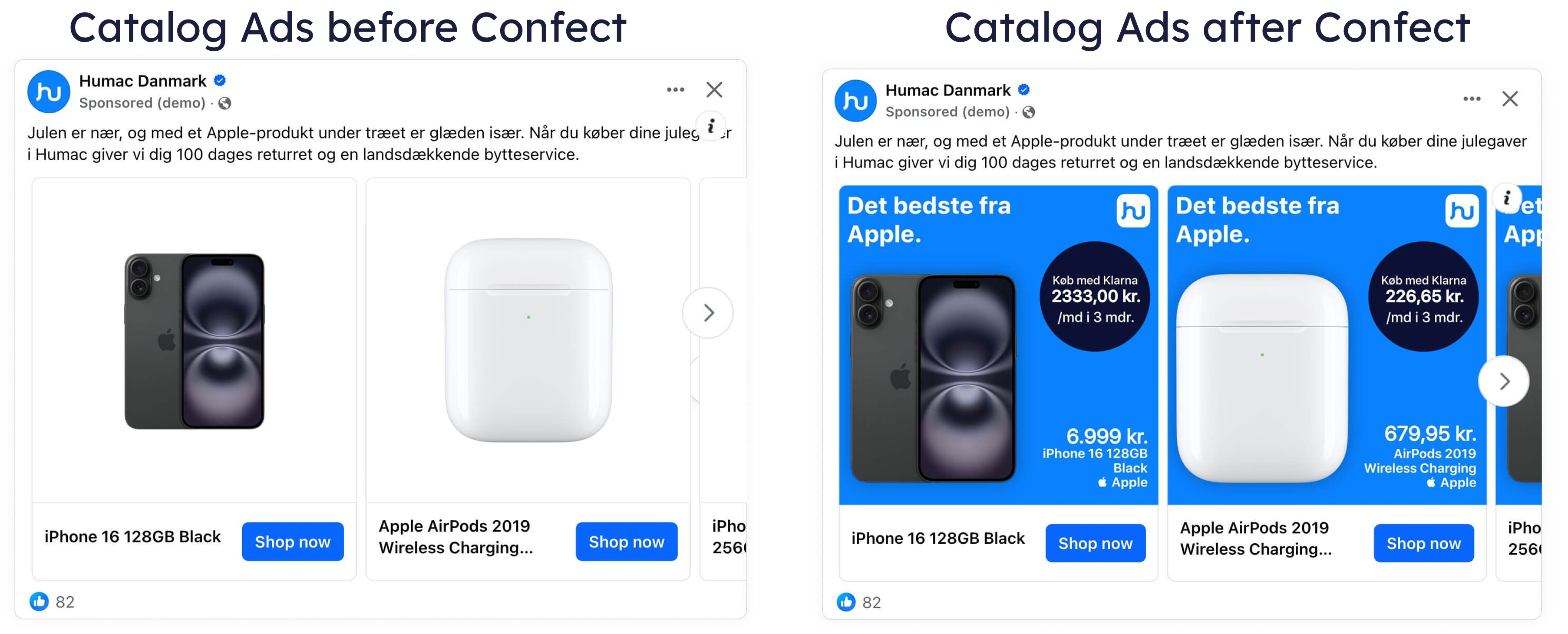 humac before and after Catalog Ad
